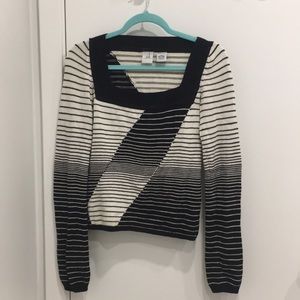 Armani Exchange Sweaters - Vintage Armani Exchange Geometric Lines Sweater Armani Exchange Sweaters - Vintage Armani Exchange Geometric Lines Sweater